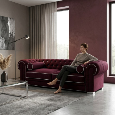 Chesterfield Bank 3 ZITTER Bekleding Designer Banken Sofa's Set SL Bank 20