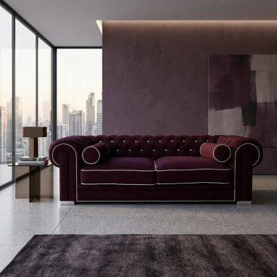 Chesterfield Bank 3 ZITTER Bekleding Designer Banken Sofa's Set SL Bank 20
