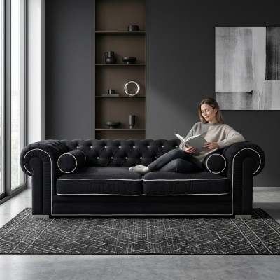 Chesterfield bank 3-zits gestoffeerde designer banken sofa's garnituur SL sofa 25