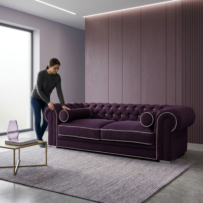Chesterfield Sofa 3-ZITS Bekleding Designer Banken Sofa Set SL Sofa 27