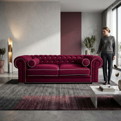 Chesterfield Sofa 3 ZITS Beklede Designer Banken Sofa's Meubelset SL Sofa 28