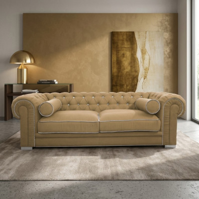 Chesterfield Sofa 3-zitter Bekleding Designer Banken Sofa's Set SL Sofa 29