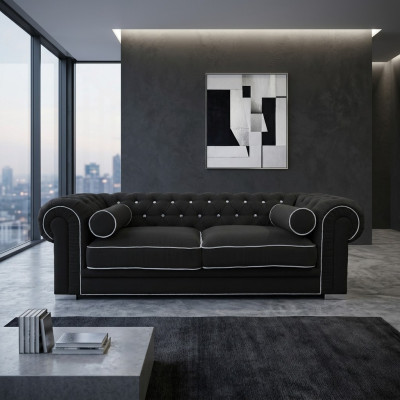 Chesterfield Sofa 3-ZITS Beklede Designer Banken Sofagarnituur SL Sofa 33