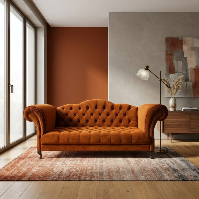 Chesterfield Sofa 3-ZITS Bekleding Designer Banken Sofa's Set SL Sofa 48