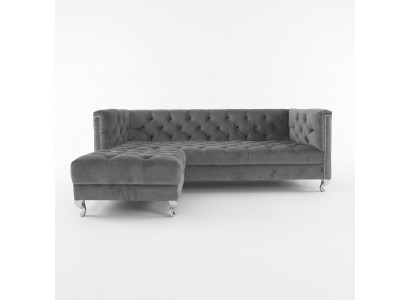 Chesterfield Sofa 3-ZITS Bekleding Designer Banken Sofas Set SLIII Sofa №6