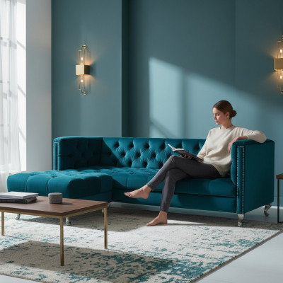 Chesterfield Sofa Bekleding Designer Banken Sofas Set Bank SLIII Sofa №9