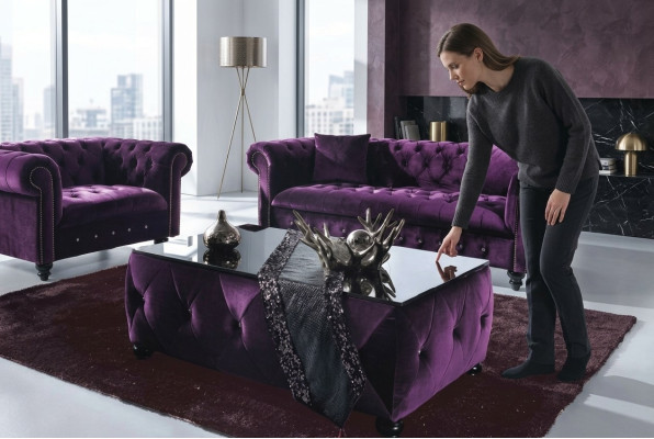 Chesterfield Sofa Bekleding Designer Banken Sofas Set Sofa SLIII Bank №11