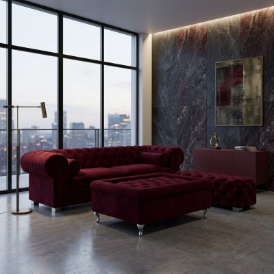 Chesterfield Sofa Bekleding Designer Banken Sofa's Garnituur Bank SLIII Sofa №19
