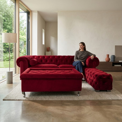 Chesterfield Bank Designer Banken Sofas Set Bank SLIII Bank №20
