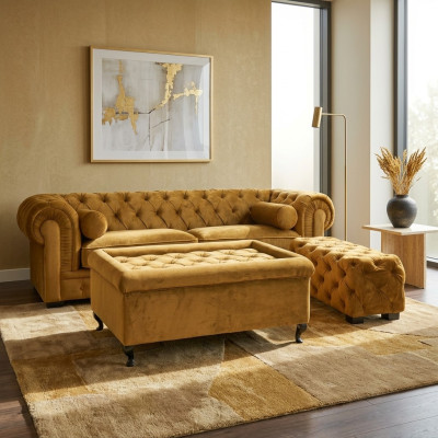 Chesterfield Sofa Bekleding Designer Banken Sofas Zithoek Bank SLIII Sofa №22