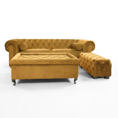 Chesterfield Sofa Bekleding Designer Banken Sofas Zithoek Bank SLIII Sofa №22