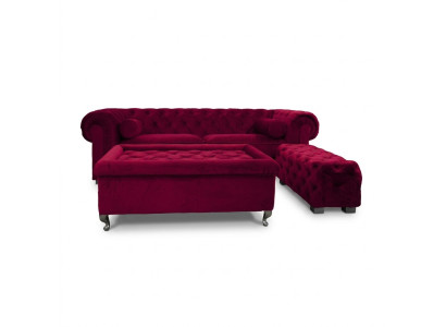 Chesterfield Sofa Bekleding Designer Banken Sofas Set Couch SLIII Sofa №24