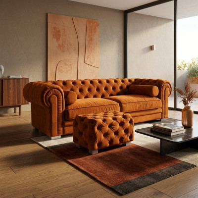 Chesterfield Sofa Bekleding Designer Banken Sofas Stijl Meubel Couch SLIII Sofa №41