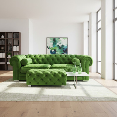 Chesterfield Sofa Bekleding Designer Banken Sofas Garnituur Bank SLIII Sofa №42