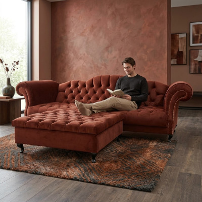Chesterfield Sofa Bekleding Designer Banken Sofa's Zitgroep Bank SLIII Sofa №48