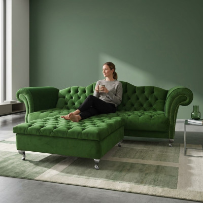 Chesterfield Bank Polster Designer Banken Sofas Garnituur Bank SLIII Bank №56