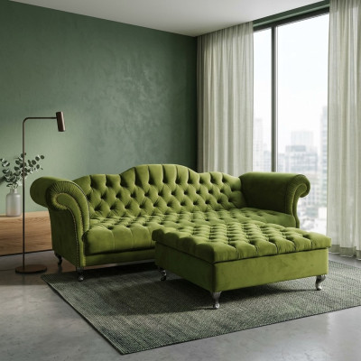 Chesterfield Sofa Bekleding Designer Banken Sofa's Garnituur Bank SLIII Sofa №57