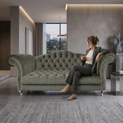 Chesterfield Sofa Bekleding Ontwerper Bankstellen Sofa's Set Bank SLIII Sofa №76