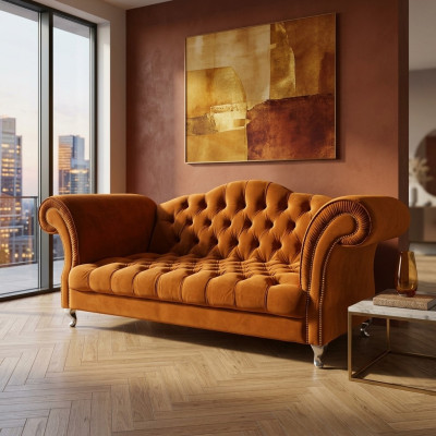Chesterfield Sofa Bekleding Designer Banken Sofas Set Couch SLIII Sofa №77