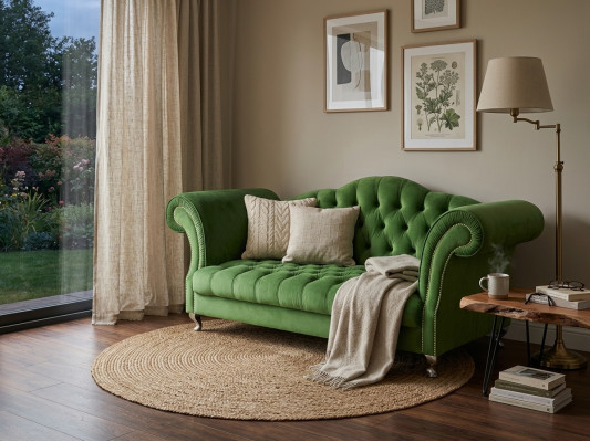 Chesterfield Sofa Bekleding Ontwerper Banken Sofas Set Bank SLIII Sofa №78