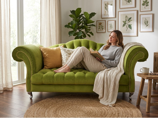 Chesterfield Sofa Bekleding Ontwerper Banken Sofa’s Garnituur Bank SLIII Sofa №79