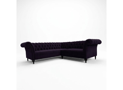 Modern Chesterfield hoekbank hoekbank designbank bank fluwelen leren bank