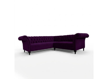 Chesterfield hoeksalon hoekbank designer bankstel bank sofa lederensofa