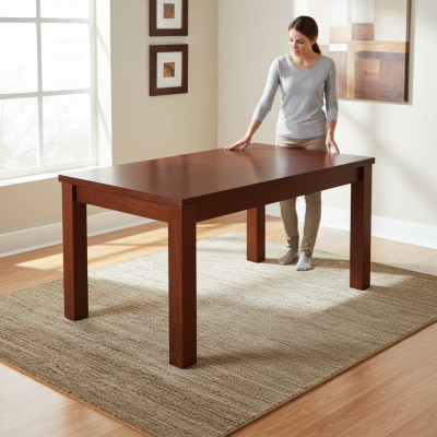 Tafel Eettafel Houten tafel XXL Vergadertafel 90X170 cm Uitschuifbaar 170X250 cm