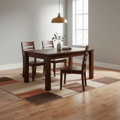 Tafel Eettafel Houten tafel XXL Vergadertafel 90X170 cm Uitschuifbaar 170X250 cm