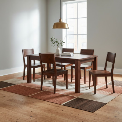 Tafel Eettafel Houten tafel XXL Vergadertafel 100x200cm Uitschuifbaar 200x290cm