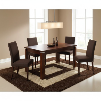 Tafel Eettafel Houten tafel XXL Vergadertafel S18-S 70x120cm Eetkamer meubilair Nieuw