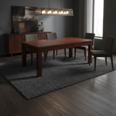 Tafel Eettafel Houten tafel XXL Vergadertafel S24 90x90 cm Uitschuifbaar