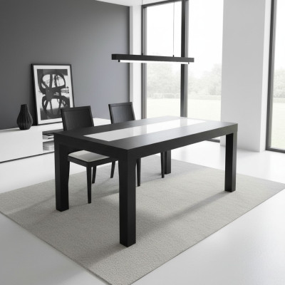Tafel Eettafel Houten tafel XXL Vergadertafel S32 90x170cm Uitschuifbaar