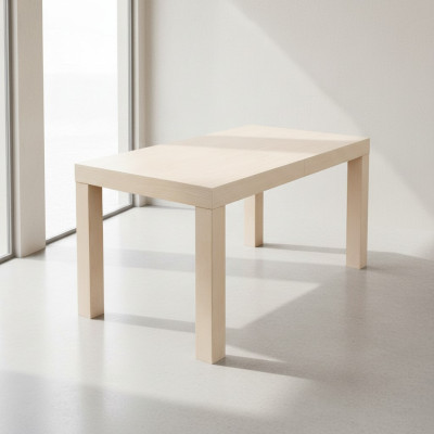 Tafel Eettafel Houten tafel XXL Vergadertafel 80 x 140cm Uittrekbaar 140x180 cm