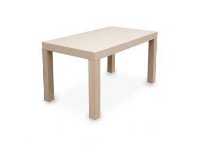 Tafel Eettafel Houten tafel XXL Vergadertafel 80 x 140cm Uittrekbaar 140x180 cm