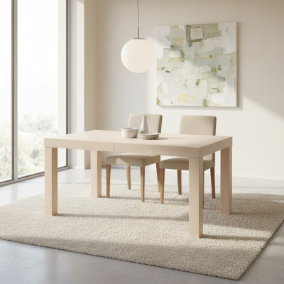 Tafel Eettafel Houten tafel XXL Vergadertafel 90x180cm Uitschuifbaar 180x240cm
