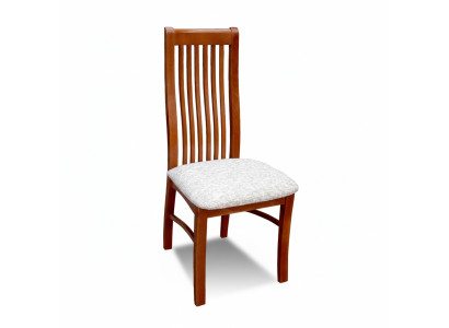 Massief houten eetkamerstoel Designer lederen stoel Decoratieve stoelen