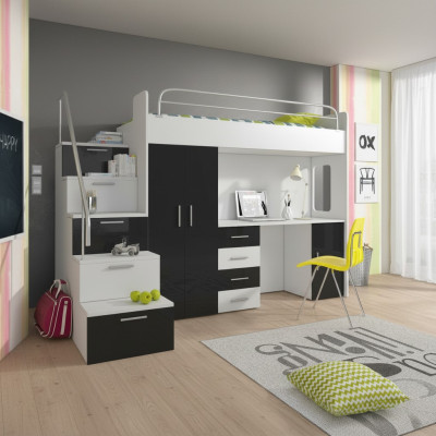 Stapelbed Tweepersoonsbed Tweepersoonsbed Jeugdbed Bedden met kast Tafel Nieuw!