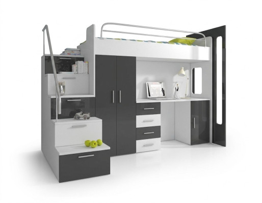 Stapelbed Tweepersoonsbed Tweepersoonsbed Jeugdbed Bedden met kast Tafel Nieuw!