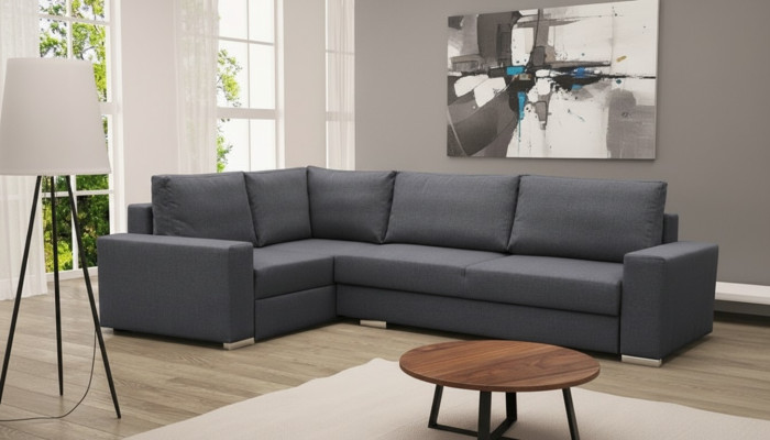 Bank slaapbank ontwerpbank met bedfunctie bedlade hoekbank bank / NIEUW