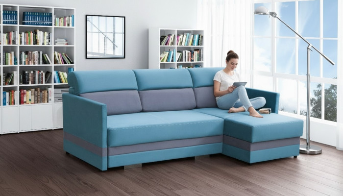 Bank Slaapbank Designbank met slaapfunctie + opbergruimte hoekbank Bank NIEUW