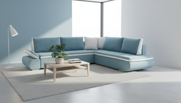 Slaapbank Hoekbank Designerbank met slaapfunctie + opbergruimte *NIEUW*