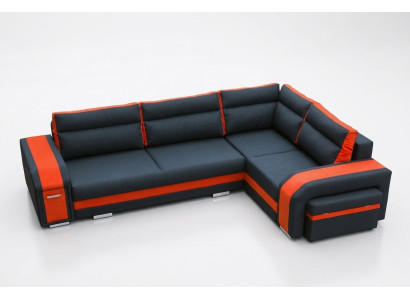 Slaapbank Design slaapbank met bedfunctie + opbergruimte Hoekbank Bank (Nieuw)