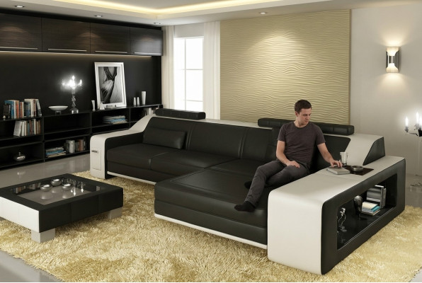 Exclusief wooncomfort Geef uw huis een luxueuze uitstraling met onze luxe L-bank.