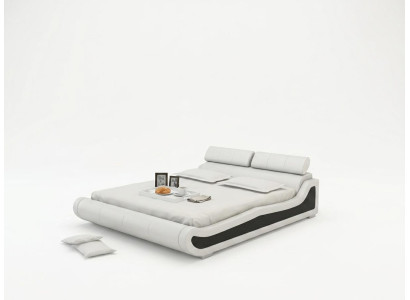 Luxe leren bedontwerp gestoffeerde bedden dubbel modern huwelijk 140/160/180 cm.