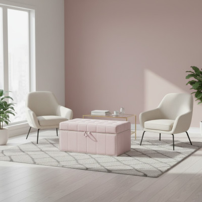 Hocker Voetenbank Ottomaanse Zitkruk Zitzak Woonkamer Designer Koffer