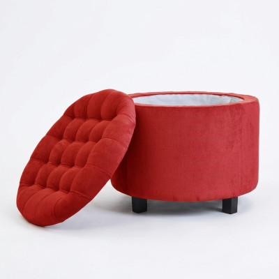 Hocker Voetenbank Ottoman Zithocker Zitpoef Woonkamer Designer Solano