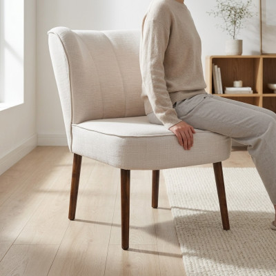 - Ontwerp Lounge Club Stoel Eetkamer Leuning Relax Beklede Horeca Stoelen Fauteuil