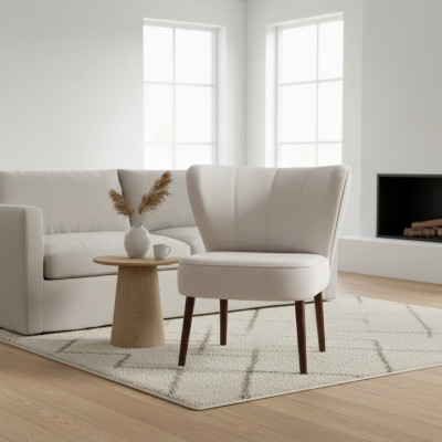 - Ontwerp Lounge Club Stoel Eetkamer Leuning Relax Beklede Horeca Stoelen Fauteuil