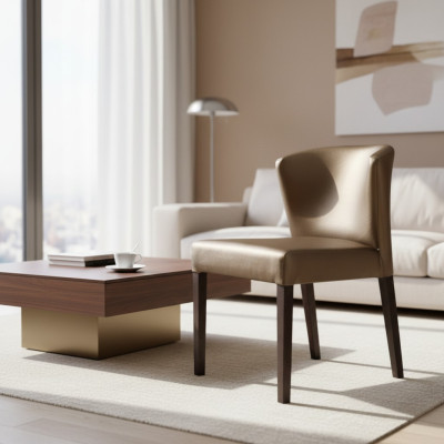Ontwerp Lounge Club Stoel Eetkamer Leuning Relax Bekleding Nieuw Stoelen Fauteuils Comfort